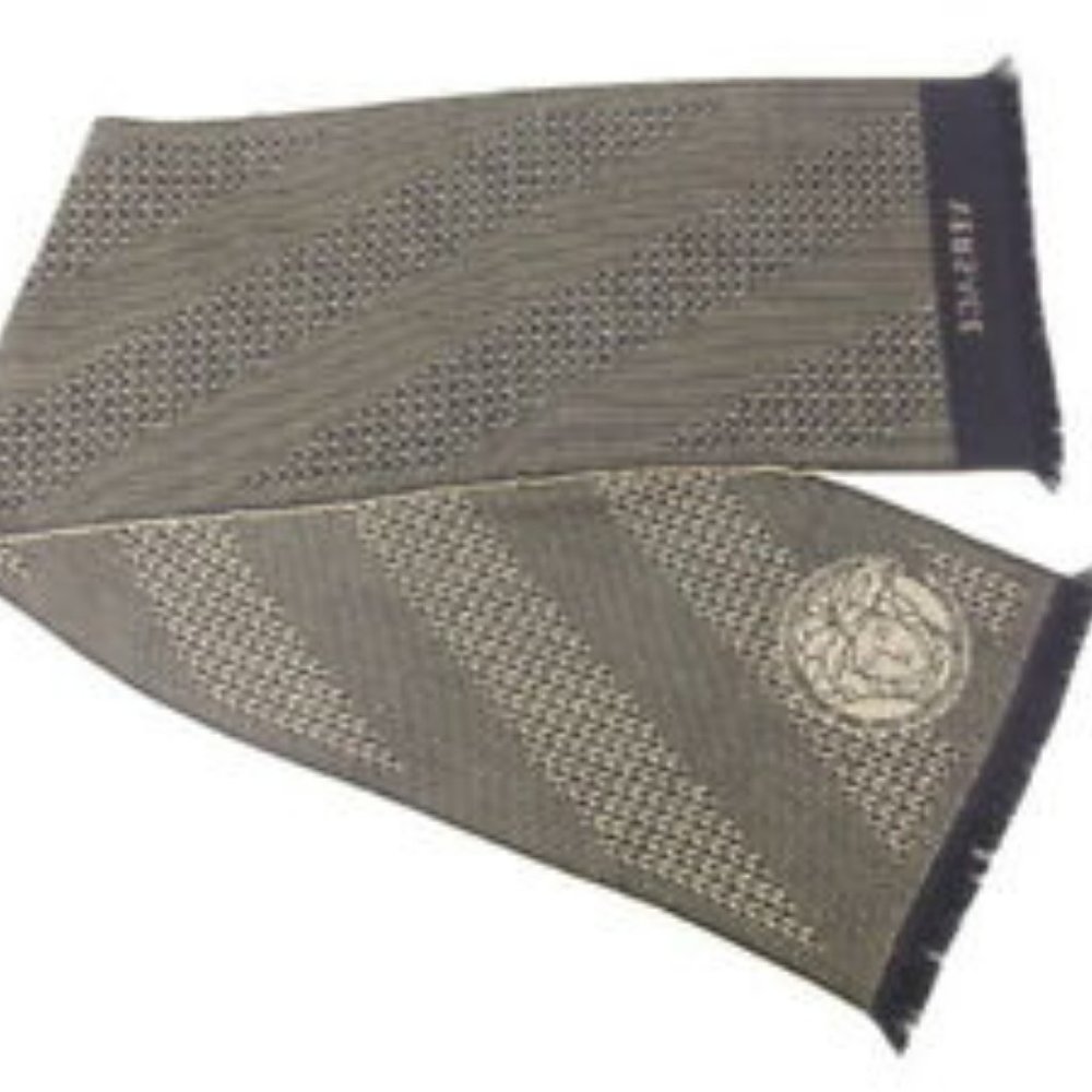 Versace Muffler Beige Authentic - image 3